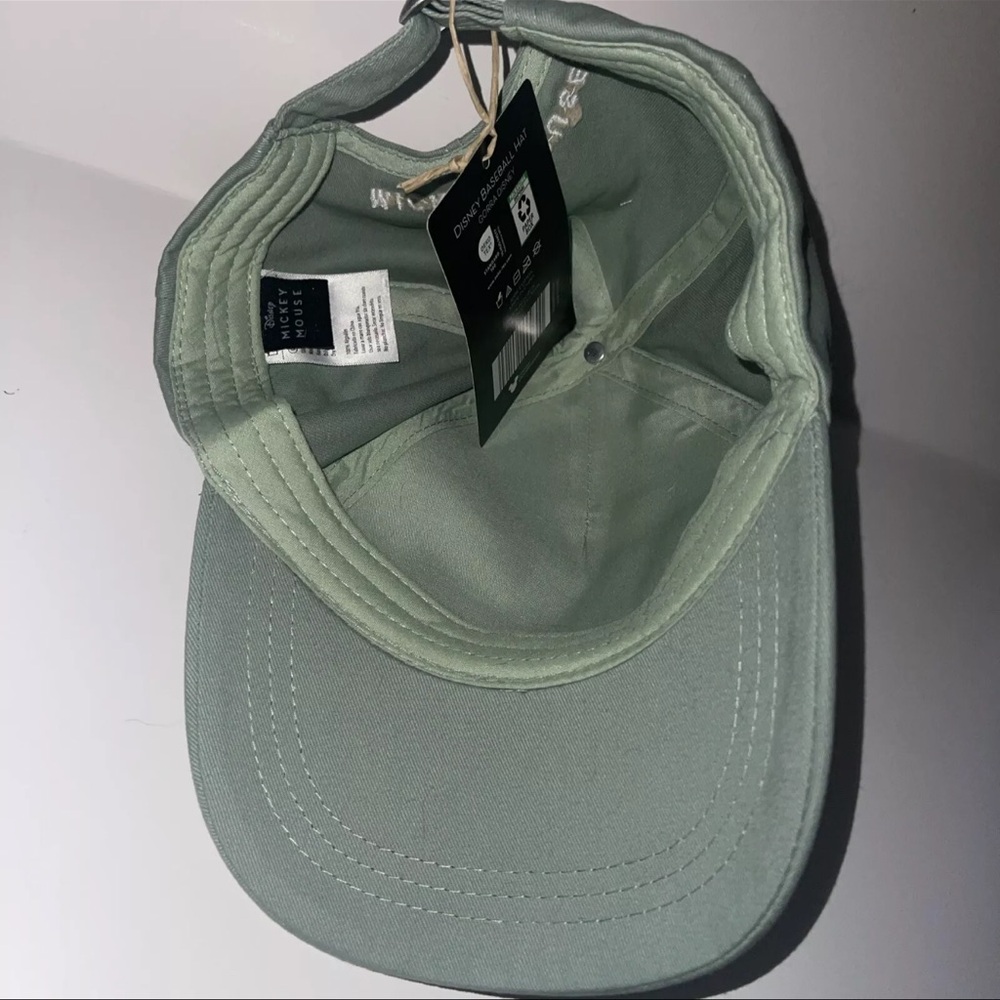 NWT DISNEY MICKEY MOUSE MINNIE MOUSE BASEBALL HAT CAP ALDI EXCLUSIVE GREEN - Picture 3 of 3